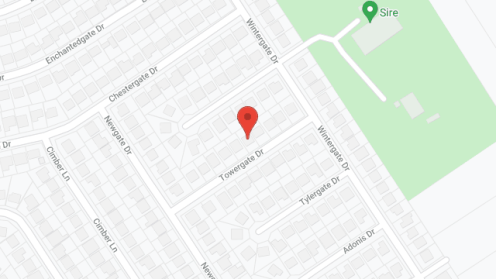 Map of the neighborhood around Urban Palms