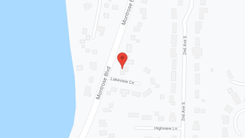 Map of the neighborhood around Memory Lane AFC