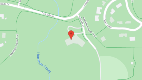 Map of the neighborhood around Hamilton Park