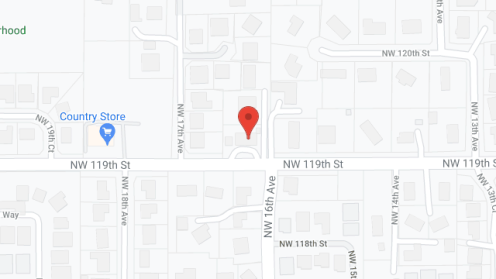 Map of the neighborhood around Felida Guest Home