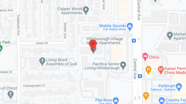 Hillsborough Village in google map
