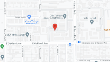 Oak Terrace in google map