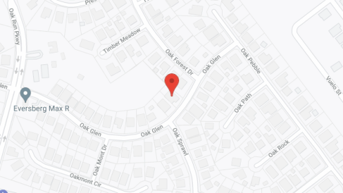 Map of the neighborhood around Tranquil Meadows