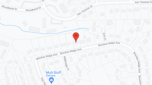 Map of the neighborhood around Blessed Home
