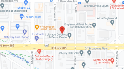 Map of the neighborhood around Terraces on Pennsylvania