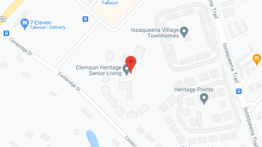Clemson Heritage Senior Living in google map