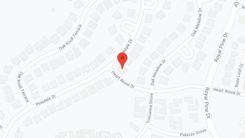 Map of the neighborhood around Legacy Residential Home