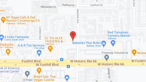Map of the neighborhood around Oath- Inland