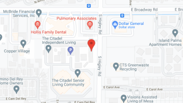 The Citadel in google map