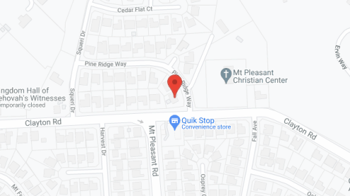 Map of the neighborhood around Zion Care Home I