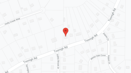Map of the neighborhood around Amelia Gardens Woodstock
