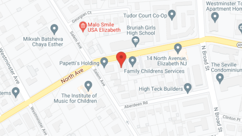 Map of the neighborhood around SCCS