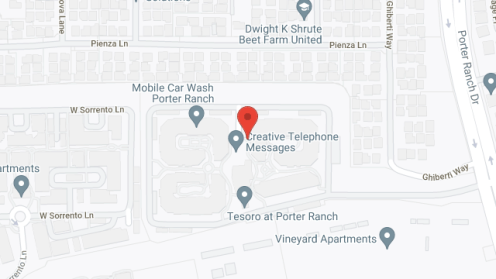 Map of the neighborhood around Tesoro Senior Apartments