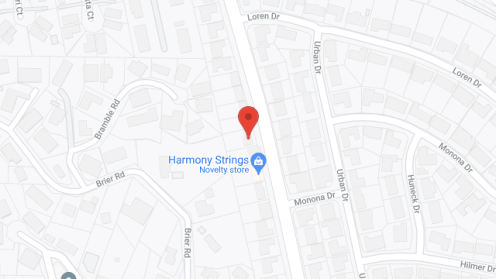 Map of the neighborhood around Vibrant Living