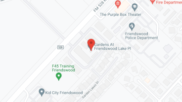 Gardens at Friendswood Lakes in google map