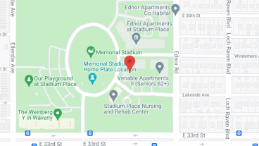 Weinberg Court at Stadium Place in google map