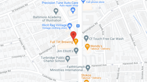 Map of the neighborhood around Epiphany House