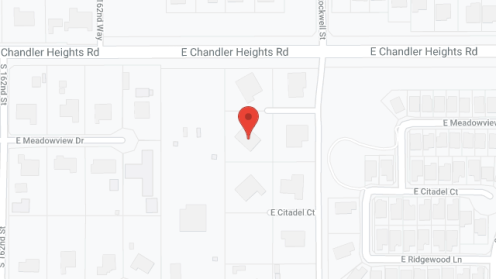 Map of the neighborhood around Elegant Living at Santan
