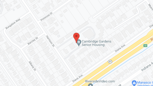 Map of the neighborhood around Cambridge Gardens Senior Housing