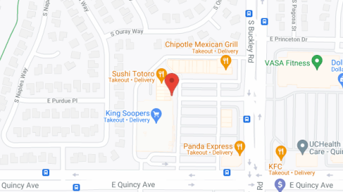 Map of the neighborhood around 1st Seniors RCH