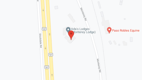 Map of the neighborhood around Monterey Lodge