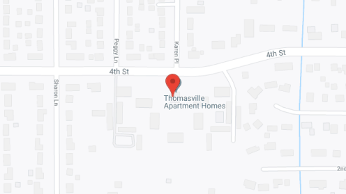 Map of the neighborhood around Thomasville