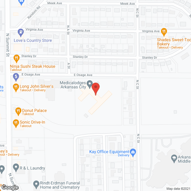 Medicalodges Health Care Center in google map