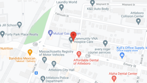 Map of the neighborhood around Community VNA
