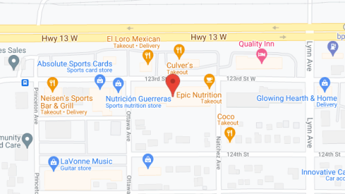 Map of the neighborhood around The Hamilton