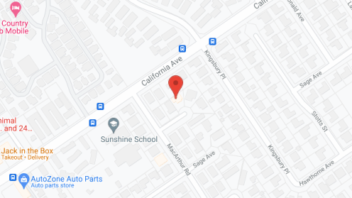 Map of the neighborhood around Shirley's Place