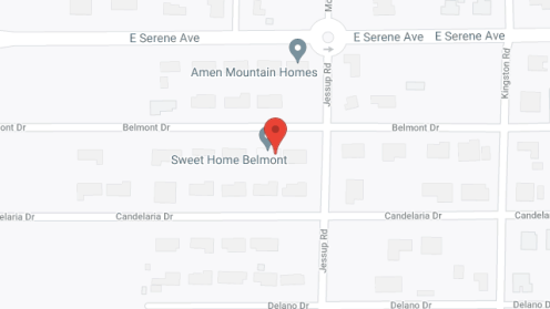Map of the neighborhood around Sweet Home Belmont