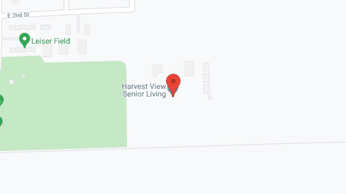 Map of the neighborhood around Harvest View