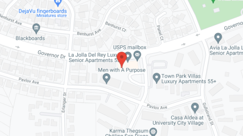Map of the neighborhood around Town Park Villas