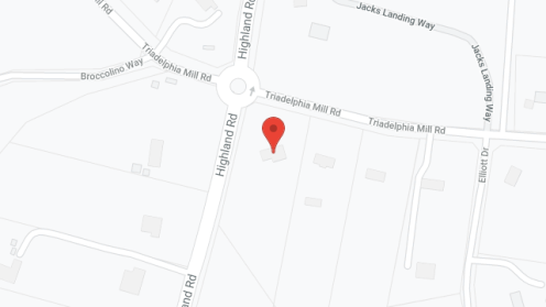 Map of the neighborhood around Yolanda's Home