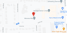Monona Hills in google map