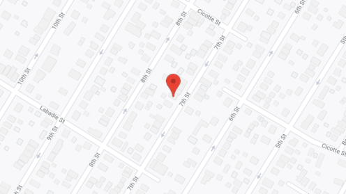 Map of the neighborhood around Dean's Manor