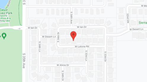 Map of the neighborhood around The Aristocrats at South Mountain - Assisted