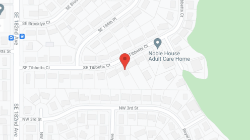 Map of the neighborhood around Ana's AFCH