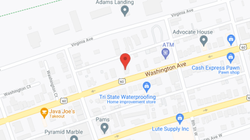 Map of the neighborhood around Caring Hands