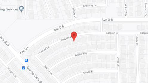 Map of the neighborhood around Rancho Vista Manor I