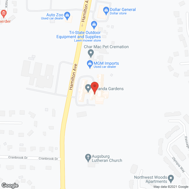 Veranda Gardens in google map