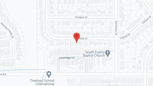 Map of the neighborhood around Jane's Loving Care