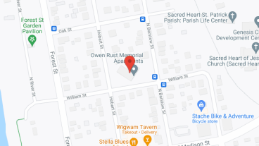 Owen Rust Apartments in google map
