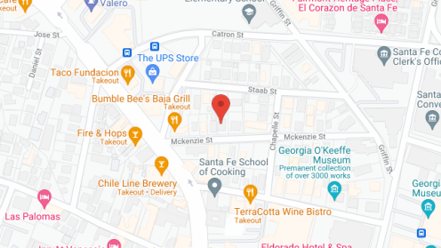 Map of the neighborhood around Casa del Toro