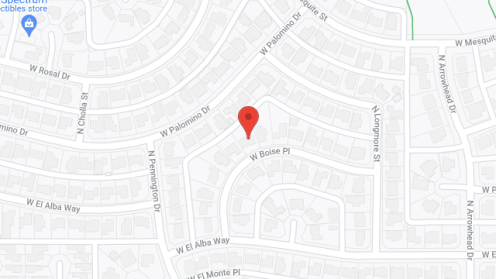 Map of the neighborhood around D'vintage Manor