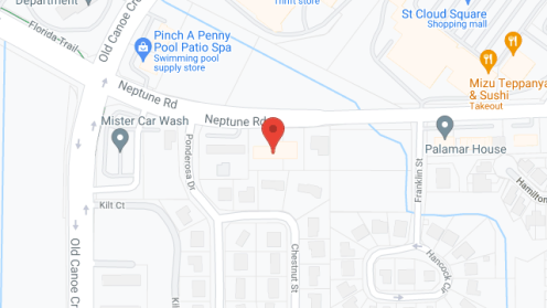 Map of the neighborhood around Royal Gardens of St Cloud