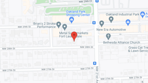 Map of the neighborhood around Palms Villa Retirement Home