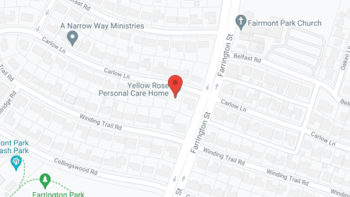 Map of the neighborhood around Yellow Rose Cottage PCH