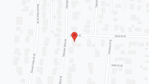 Map of the neighborhood around Sound View Care Center