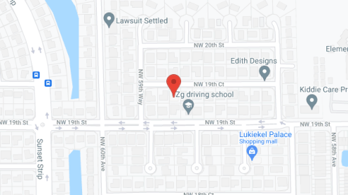 Map of the neighborhood around Morning Breeze Assisted Living Facility
